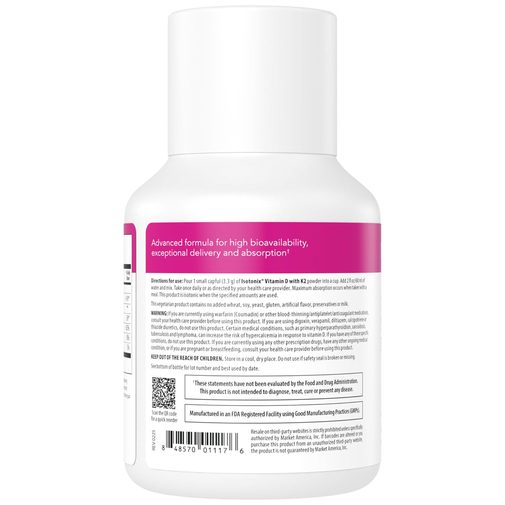Isotonix Vitamin D3 with K2 Bone & Immune Support - 90 Servings - image 7