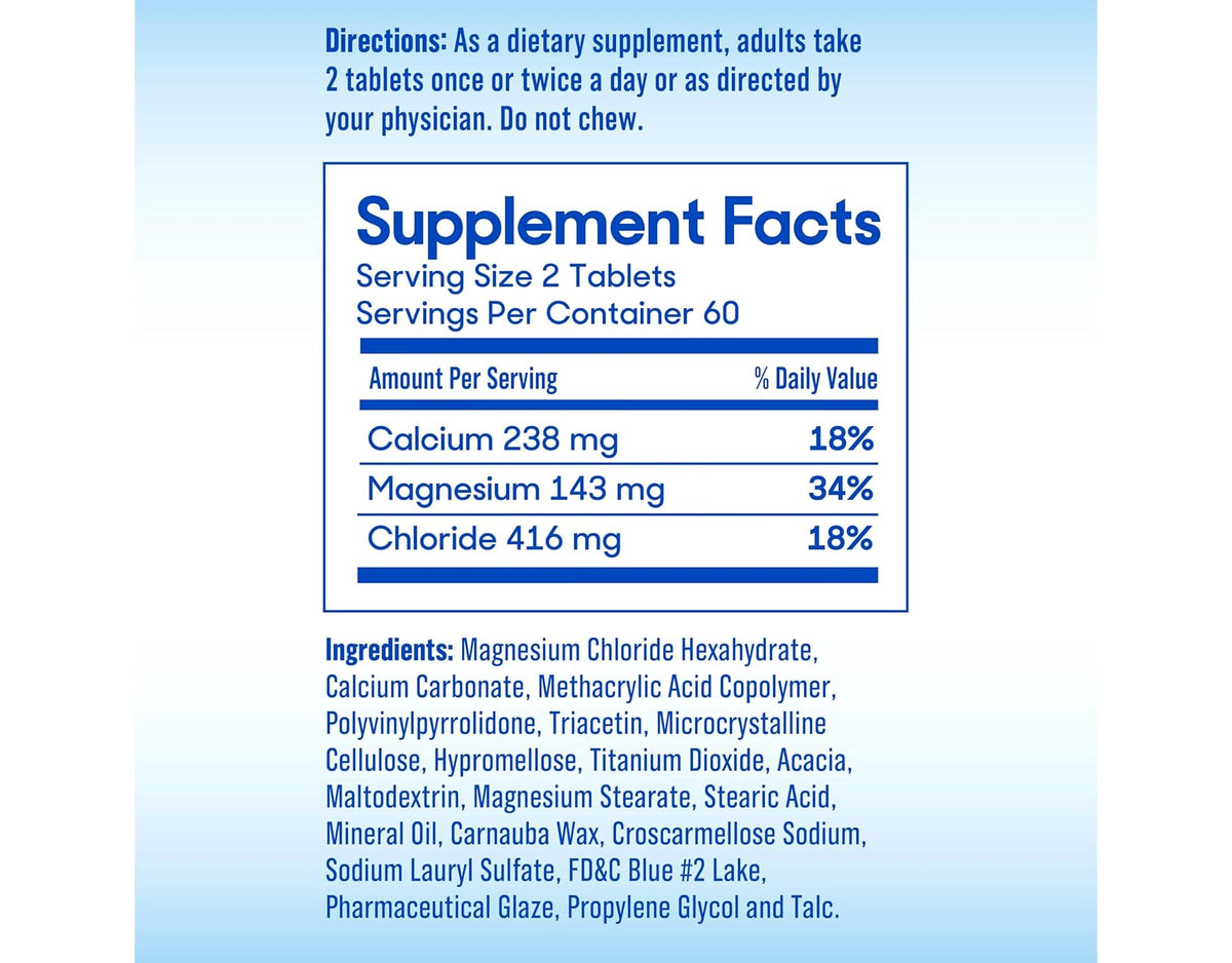Slow-Mag Magnesium Chloride with Calcium Tablets - 240 Count - image 8