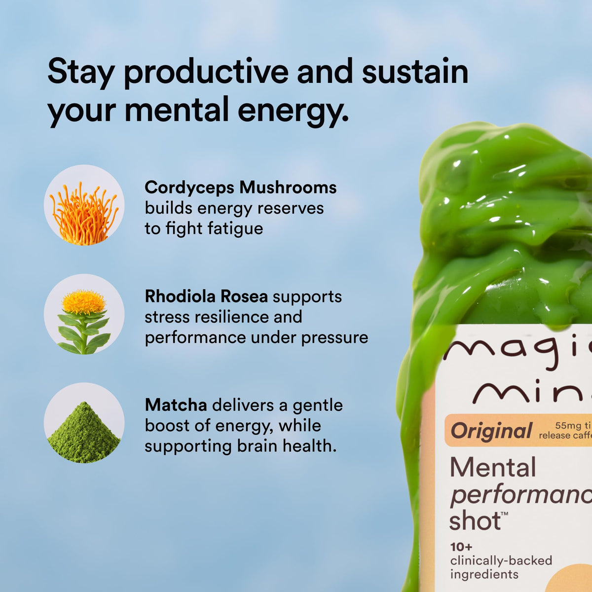 Magic Mind Original Energy & Focus Nootropic Shot - 5 Pack - image 6