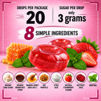 Vocal Eze Manuka Honey Strawberry Menthol Cough Drops - 20 Lozenges - image 3