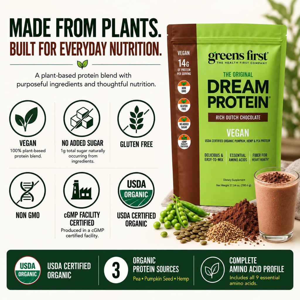 Greens First Dream Protein Plant Based