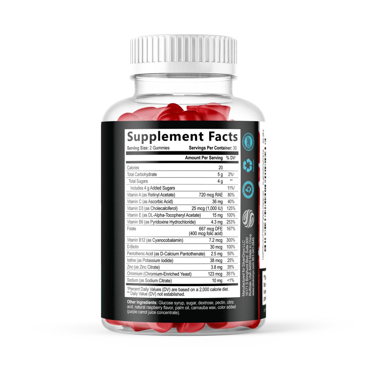 SILVERONYX Multivitamin for Men - 60 Gummies - image 9