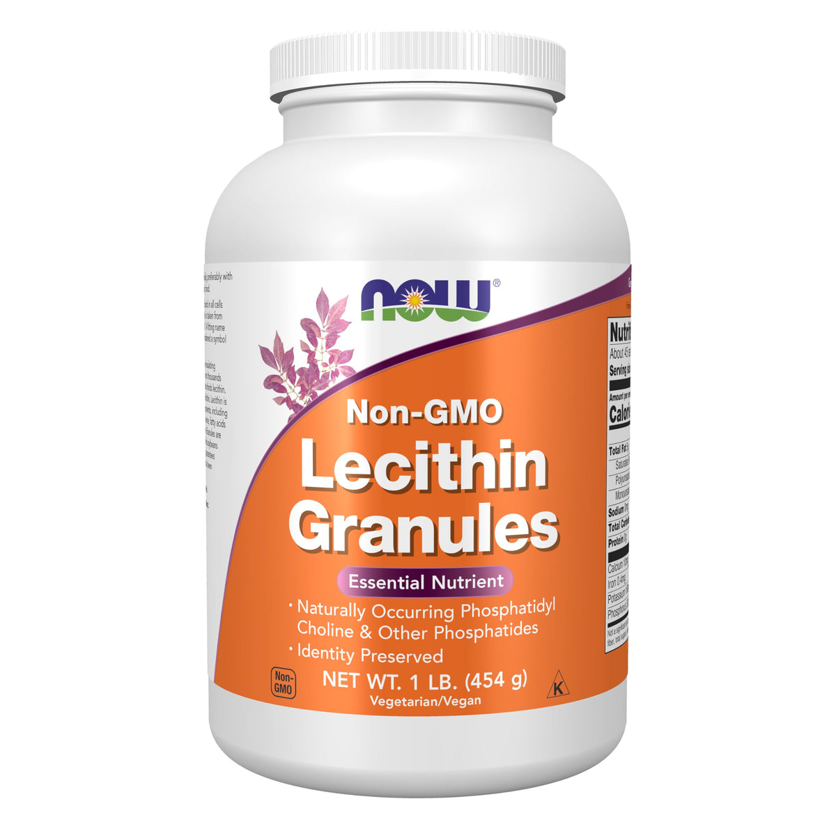 NOW Lecithin Granules Phosphatidyl Choline - 1 lb