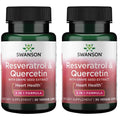 Swanson Resveratrol and Quercetin Antioxidant - 60 Vegetarian Capsules