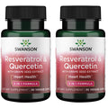 Swanson Resveratrol and Quercetin Antioxidant - 60 Vegetarian Capsules