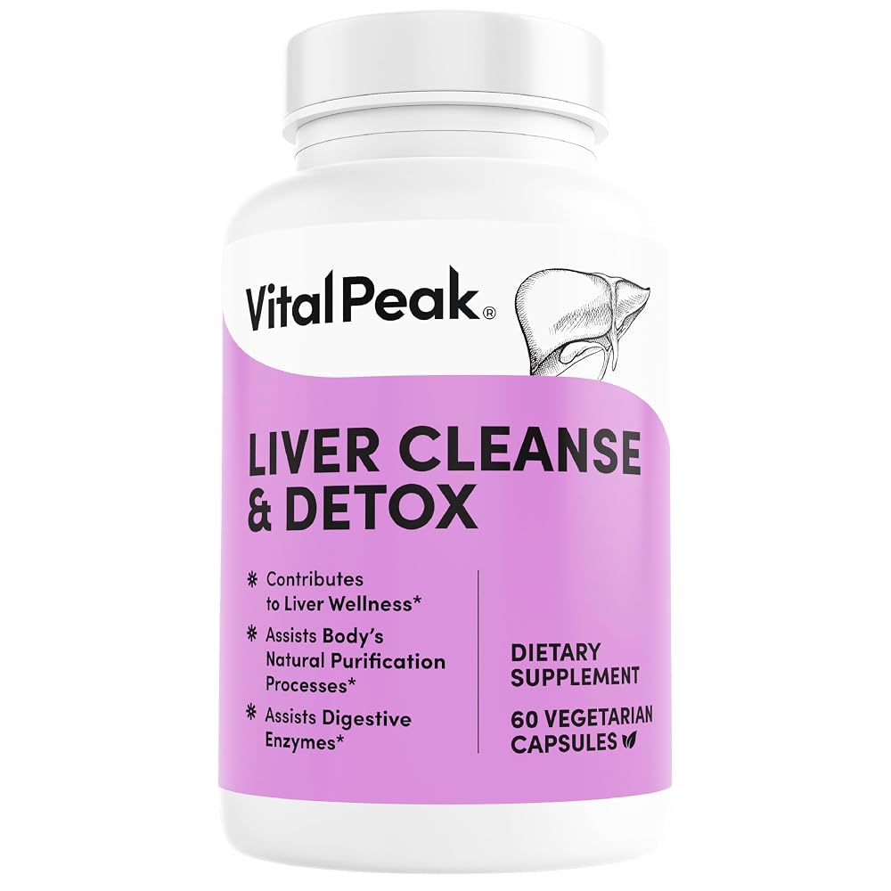 Vital Peak Liver Cleanse Detox & Repair Supplement with Milk Thistle