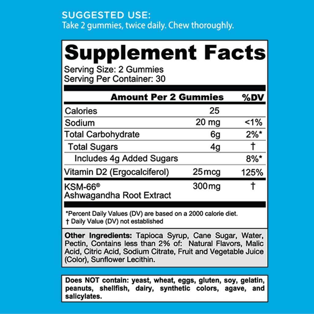 Goli Ashwagandha & Vitamin D Gummy