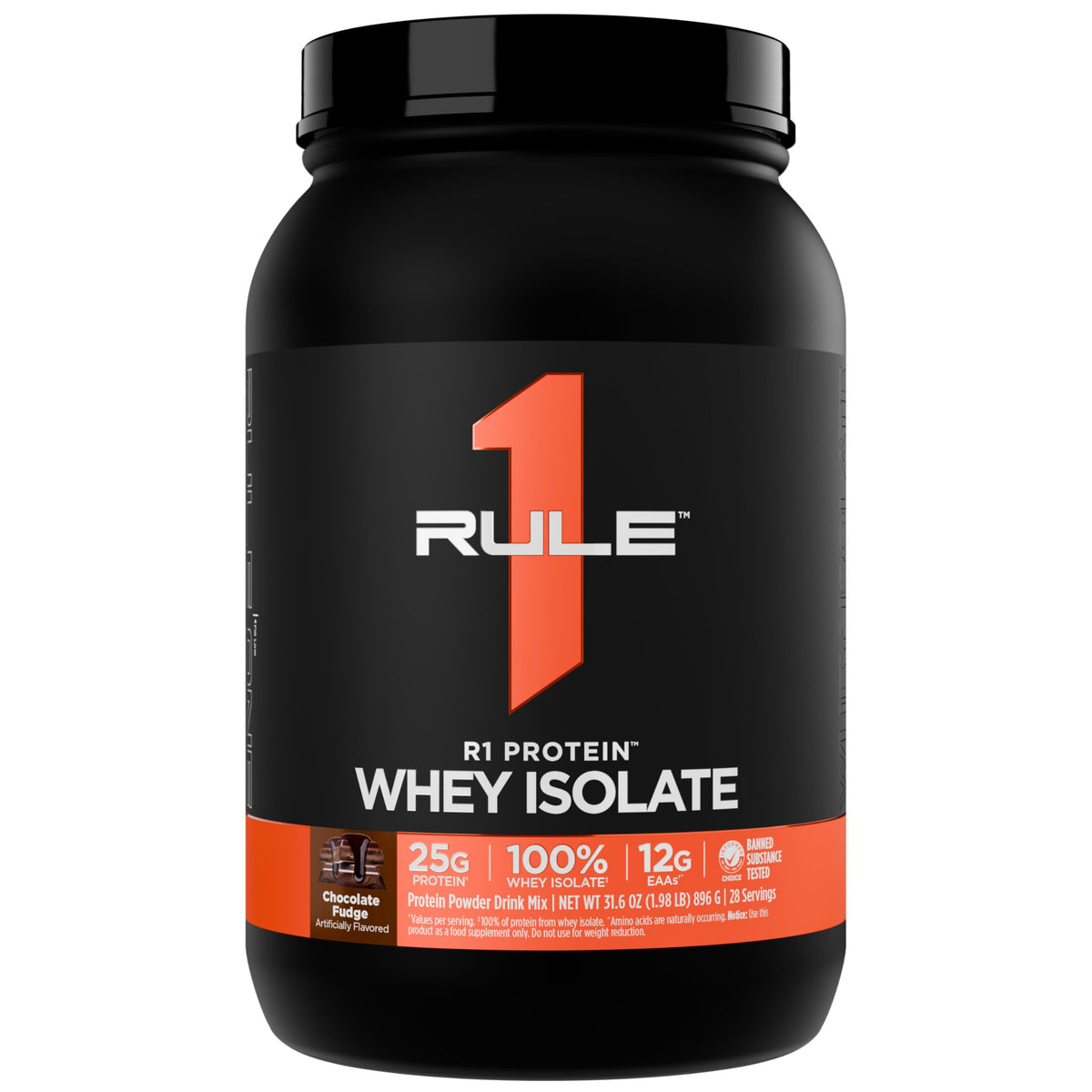 Rule 1 R1 Protein Whey Isolate - with 25g Protein & 6g BCAA