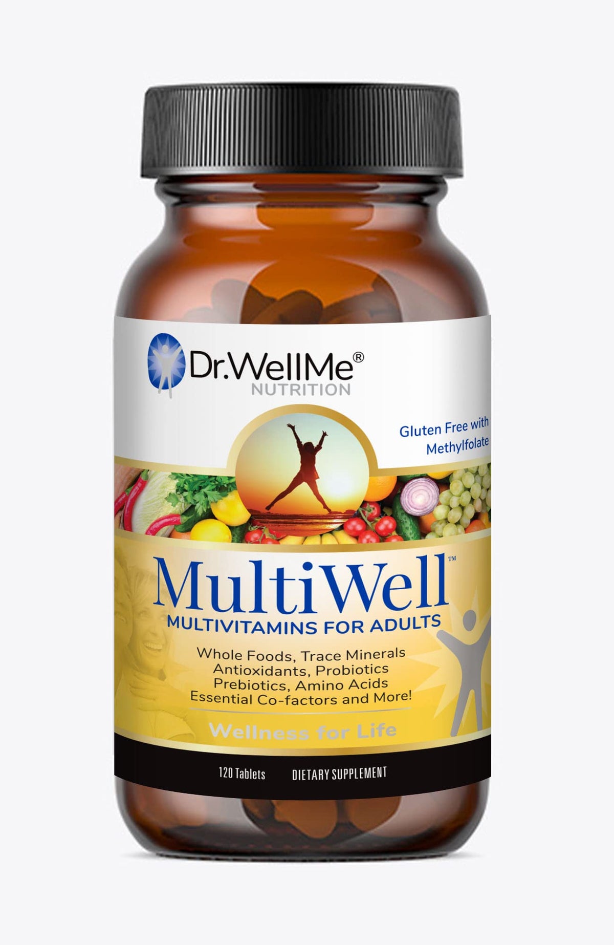 DR WELLME NUTRITION MultiWell Multivitamin for Adults - 120 Tablets - image 5
