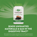 Nature's Way Activated Charcoal 560mg - 360 Capsules - image 3