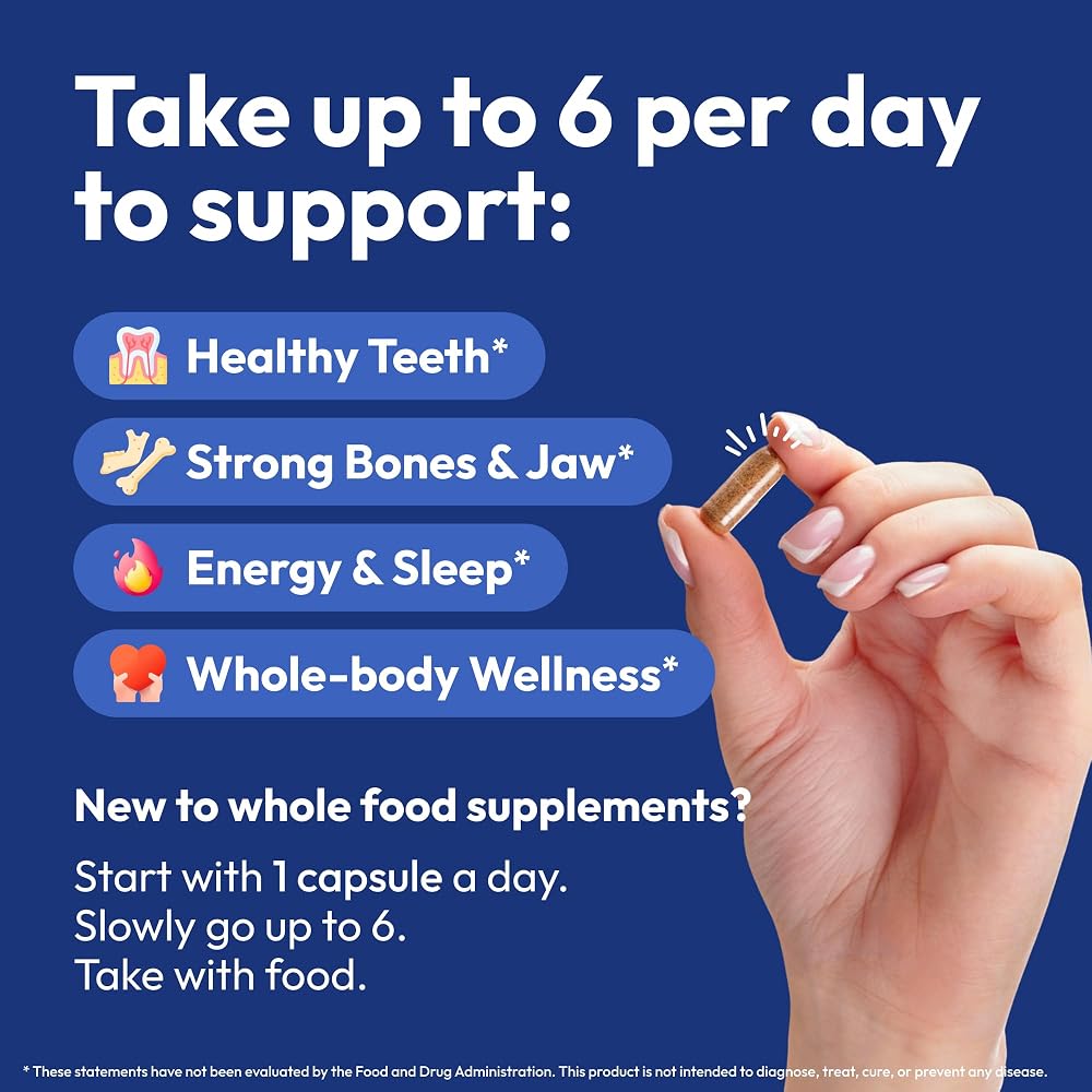 Strong Jaw Tooth Restore Enamel Repair Vitamins - 180 Capsules - image 2