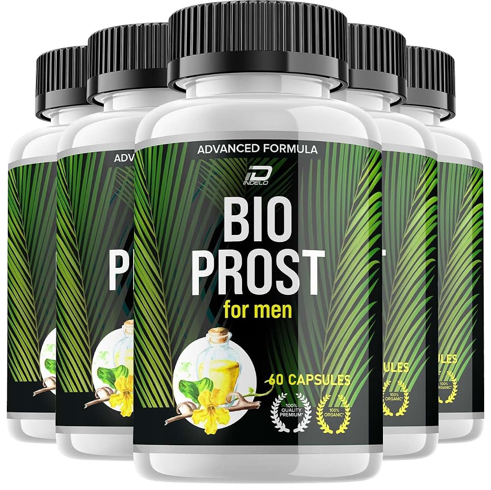 Indelo Bio Prost Supplement for Men - 300 Capsules