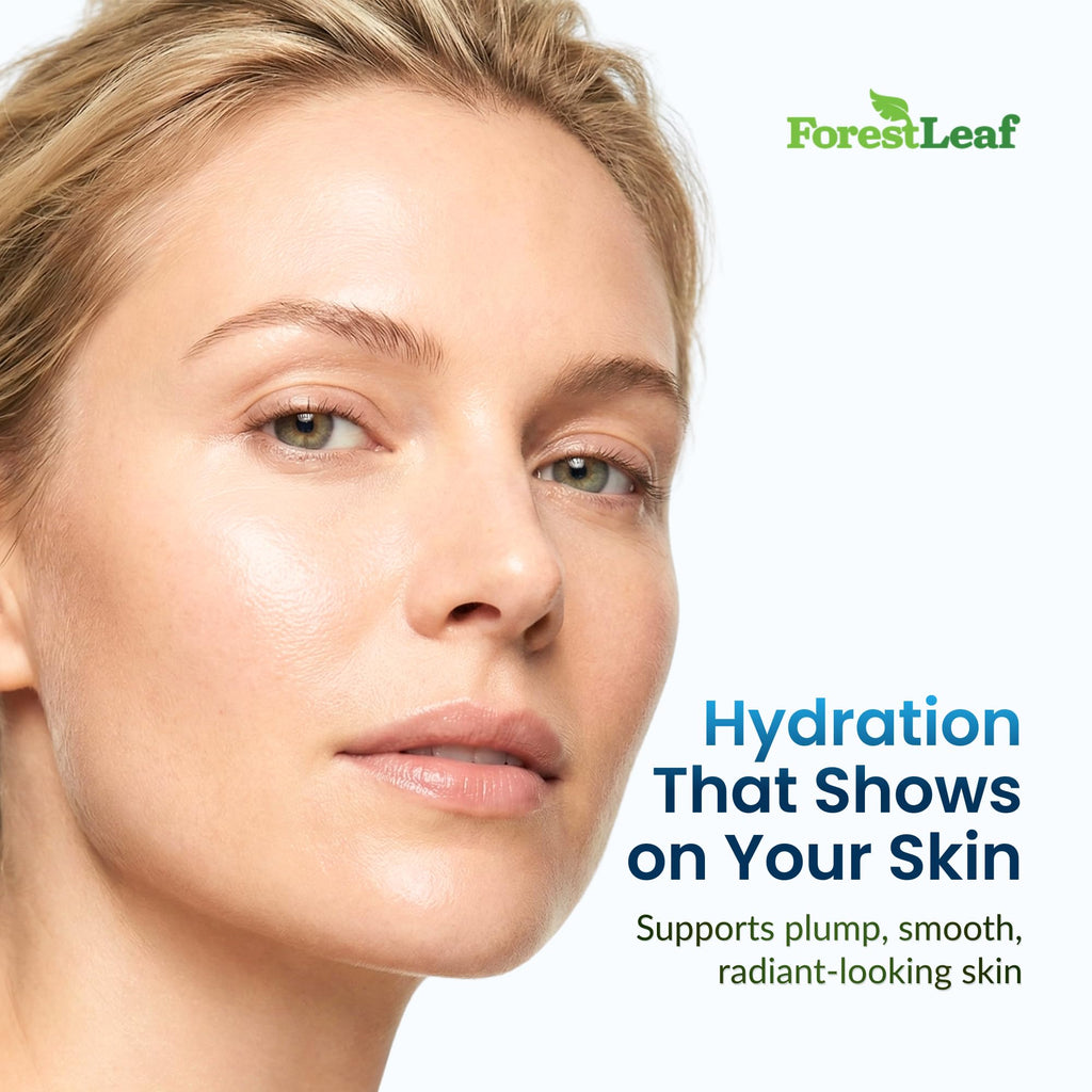 ForestLeaf Hyaluronic Acid 100mg with Vitamin C - 120 Capsules - image 3