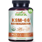Why Not Natural Organic Ashwagandha KSM-66 Supplements - 90 Capsules