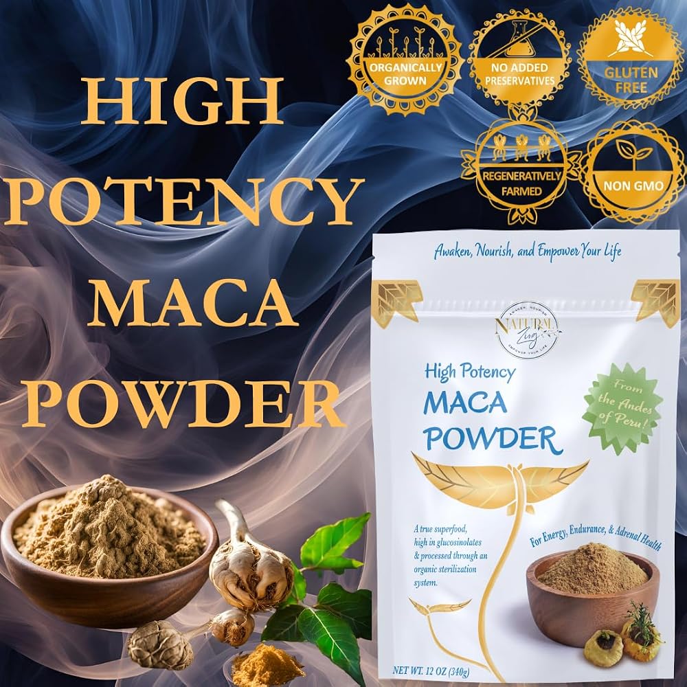 NaturalZing Maca Root Powder High Glucosinolates - 12 oz - image 4