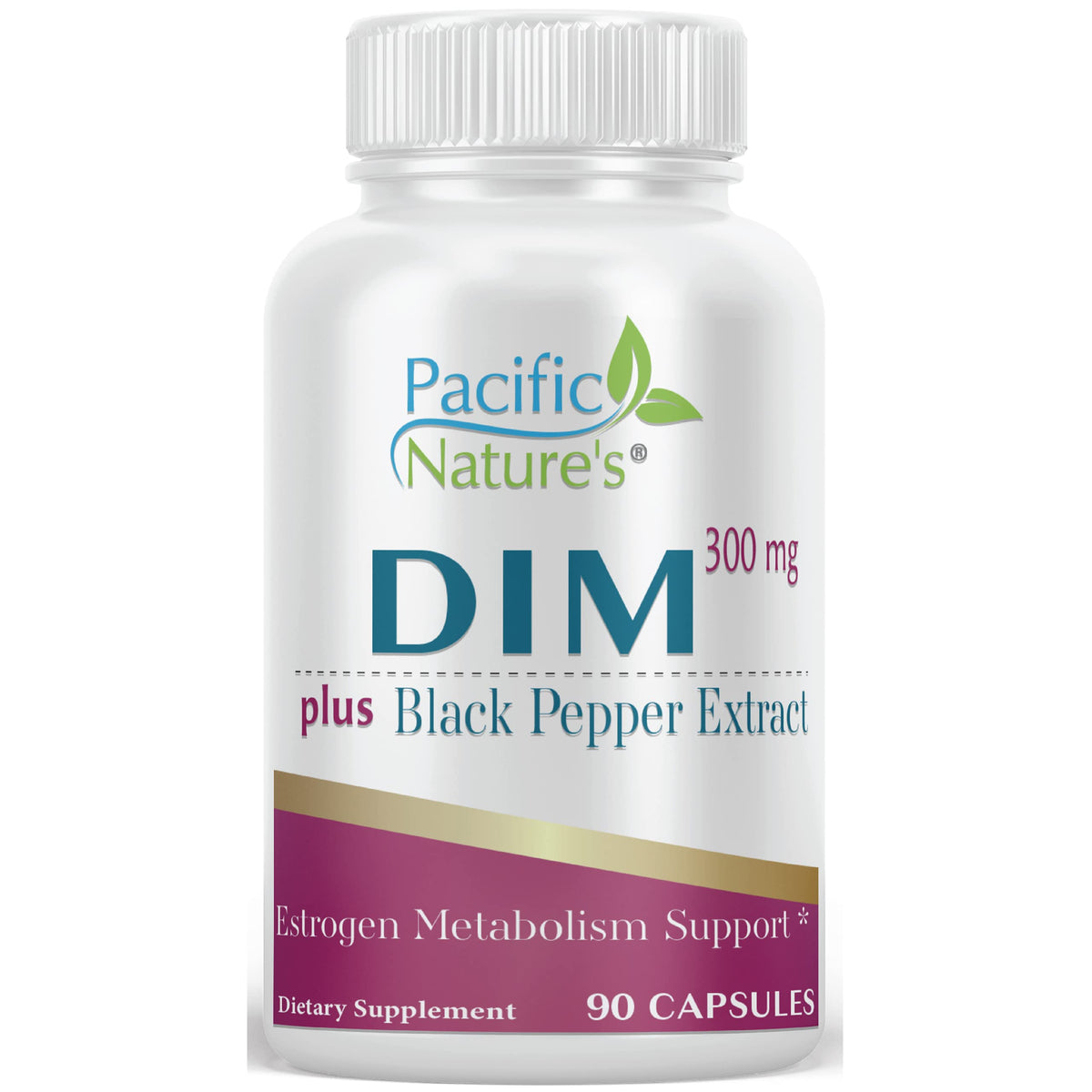 Pacific Nature's DIM 300mg with Black Pepper - 90 Capsules