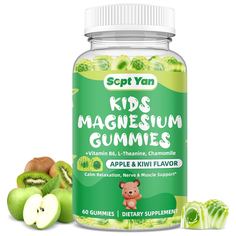 SEPT YAN Magnesium Gummies for Kids - Magnesium Citrate Supplement