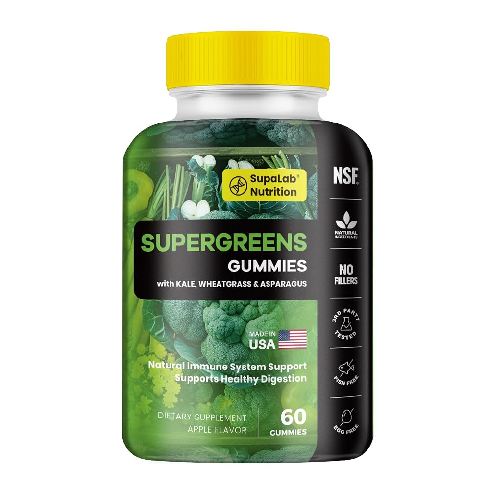 MEGNETA Supergreens Gummies with 25 Vegetables - 60 Gummies