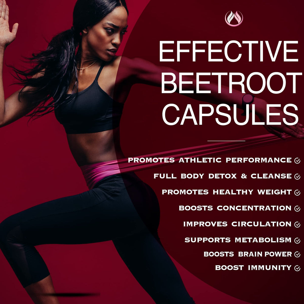 THE ENCLARE NUTRITION Beet Root Capsules Organic Beet Root Powder