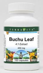 Terravita Buchu Leaf 4:1 Extract 450 mg - 300 Capsules
