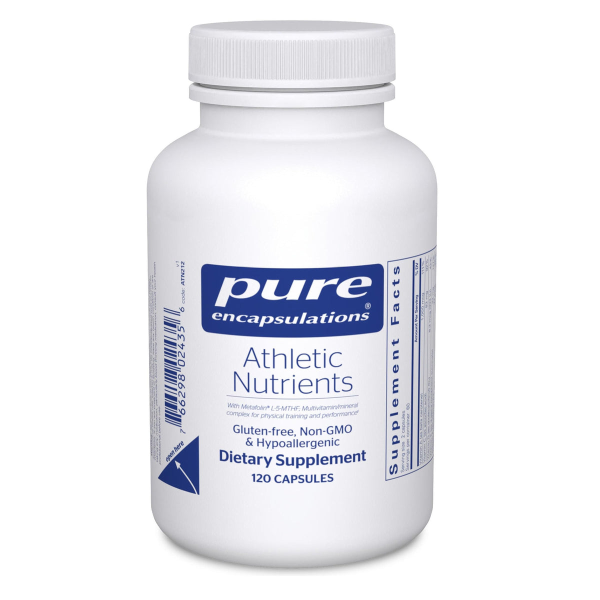 Pure Encapsulations Athletic Nutrients - 120 Capsules