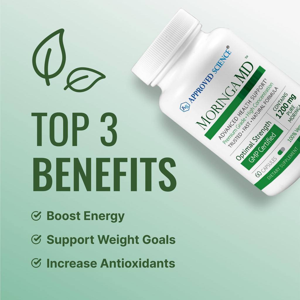 Approved Science MoringaMD - Moringa Oleifera Extract Supplement