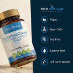 True Cellular Formulas Gut Detox & Liver Cleanse - Organic Activated