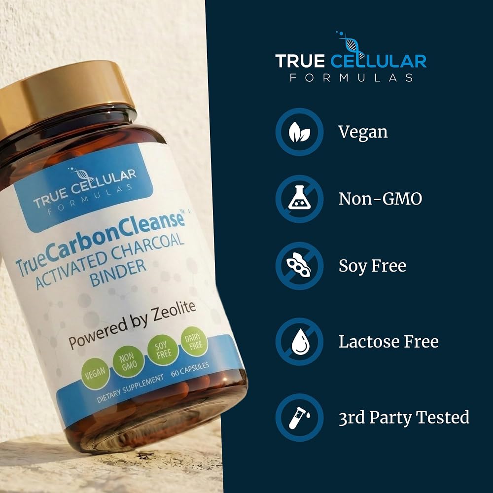 True Cellular Formulas Gut Detox & Liver Cleanse - Organic Activated