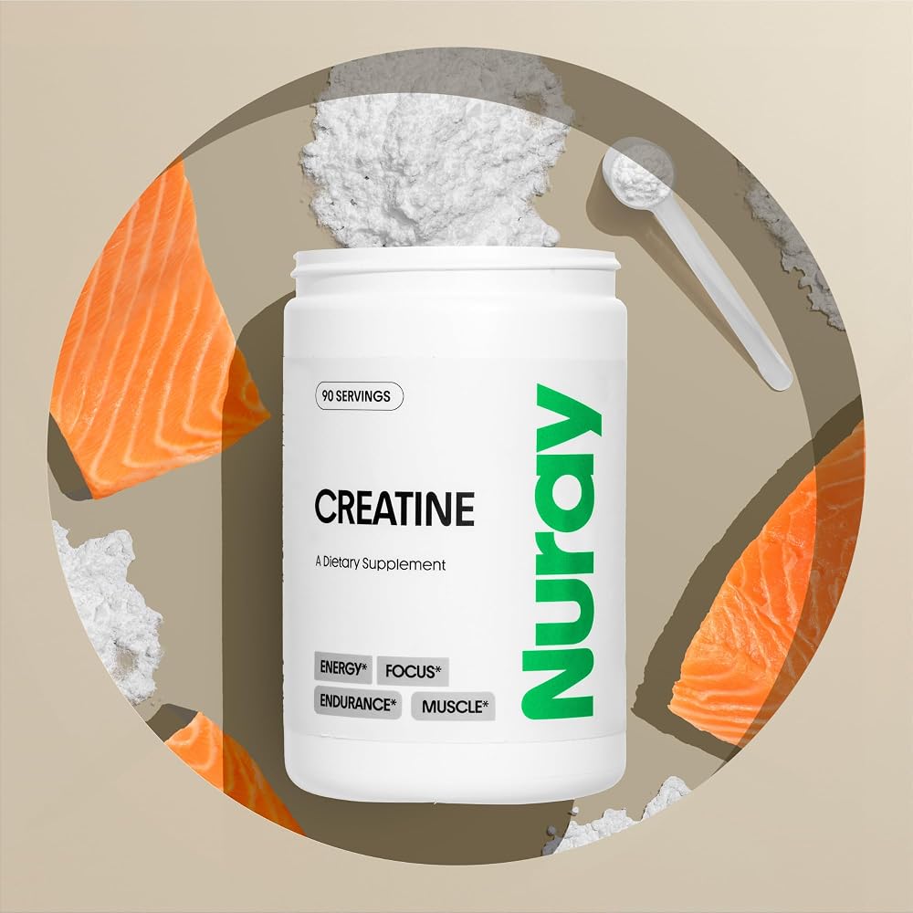 Nuray Premium Creatine Monohydrate Powder - 90 Servings - image 2