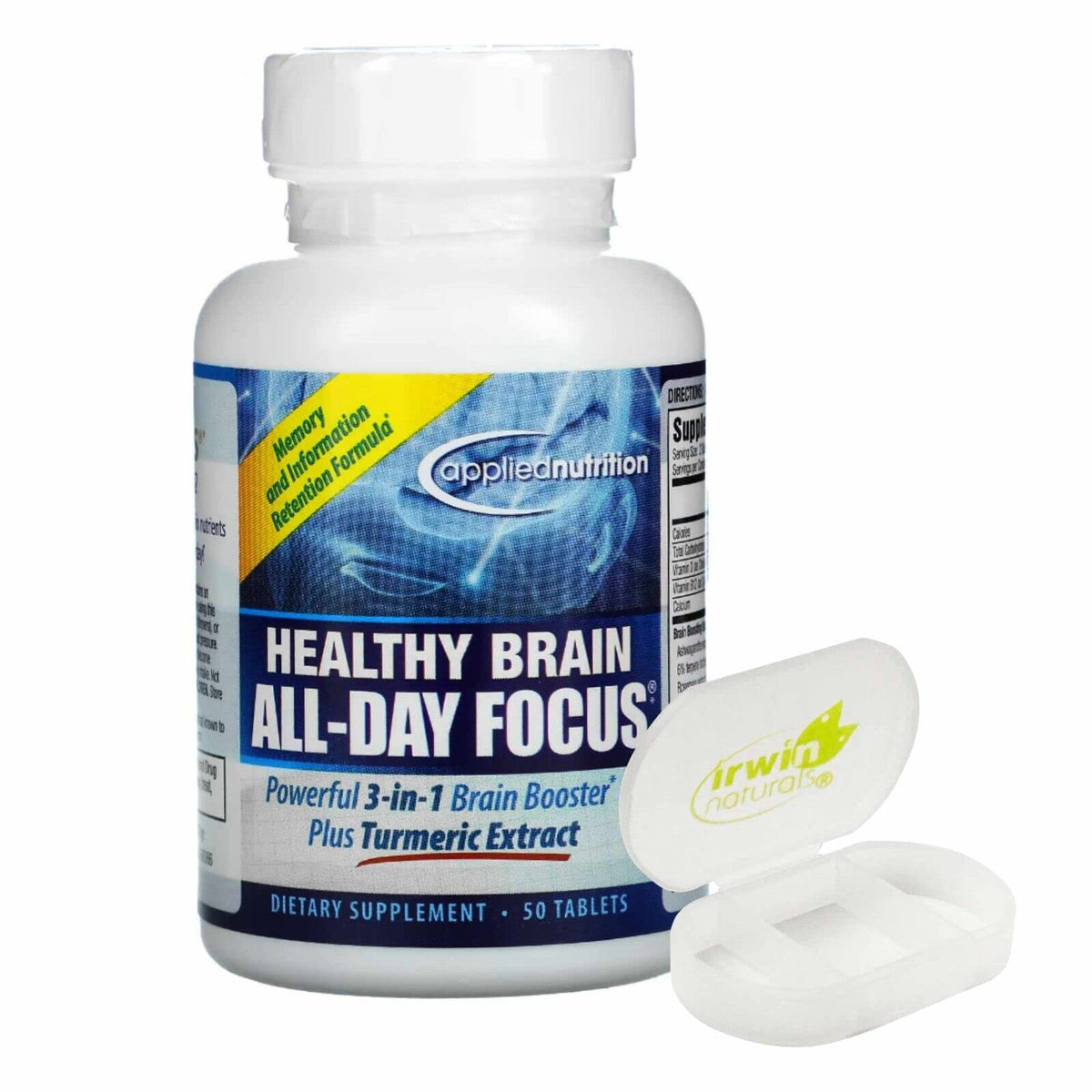 Lumintrail Nutrition Healthy Brain All Day Focus Turmeric Supplement