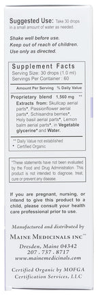 Maine Medicinals Relax + Restore Alcohol-Free Herbal Stress Support - 2 fl oz - image 3