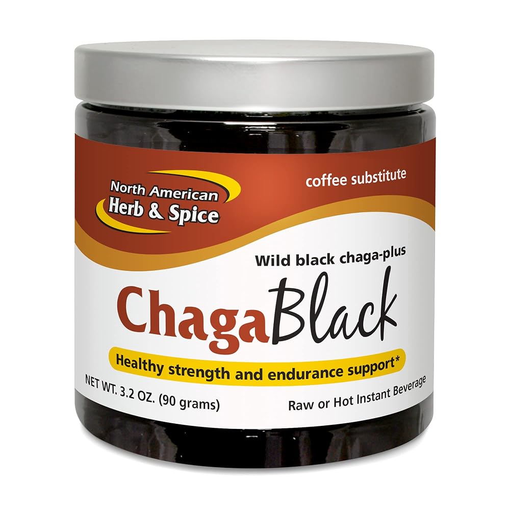 NORTH AMERICAN HERB & SPICE ChagaBlack Tea - 45 Servings