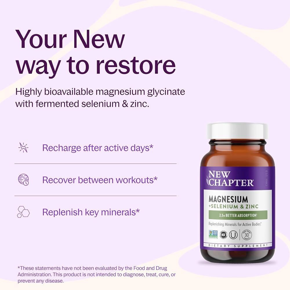 New Chapter Magnesium-Selenium-Zinc Supplement