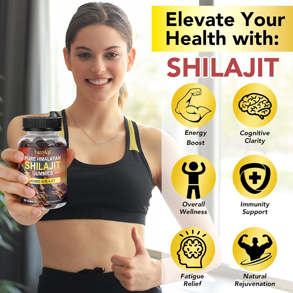 ZhuGuaCo Himalayan Shilajit Gummies Energy & Immune Support - 60 Count - image 3