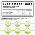 LOOKINGVIBRANT Vitamin D3 + K2 Liquid Drops - 180 Servings - image 3