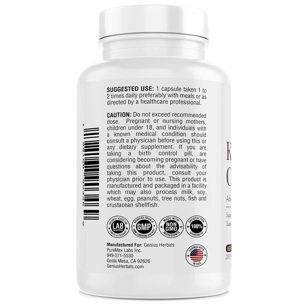 GENIUS HERBALS Kidney Cleanse Advanced Formula - 60 Capsules - image 3