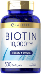 Carlyle Biotin 10000mcg - 300 Softgels