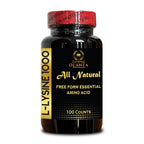 OLANTA L-Lysine 1000 mg Amino Acid Immune Support - 100 Capsules