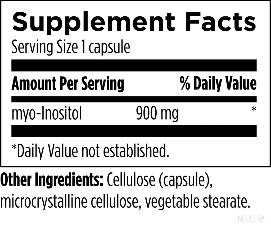 Designs for Health Inositol 900 mg Capsules for Female Hormone Support - image 3