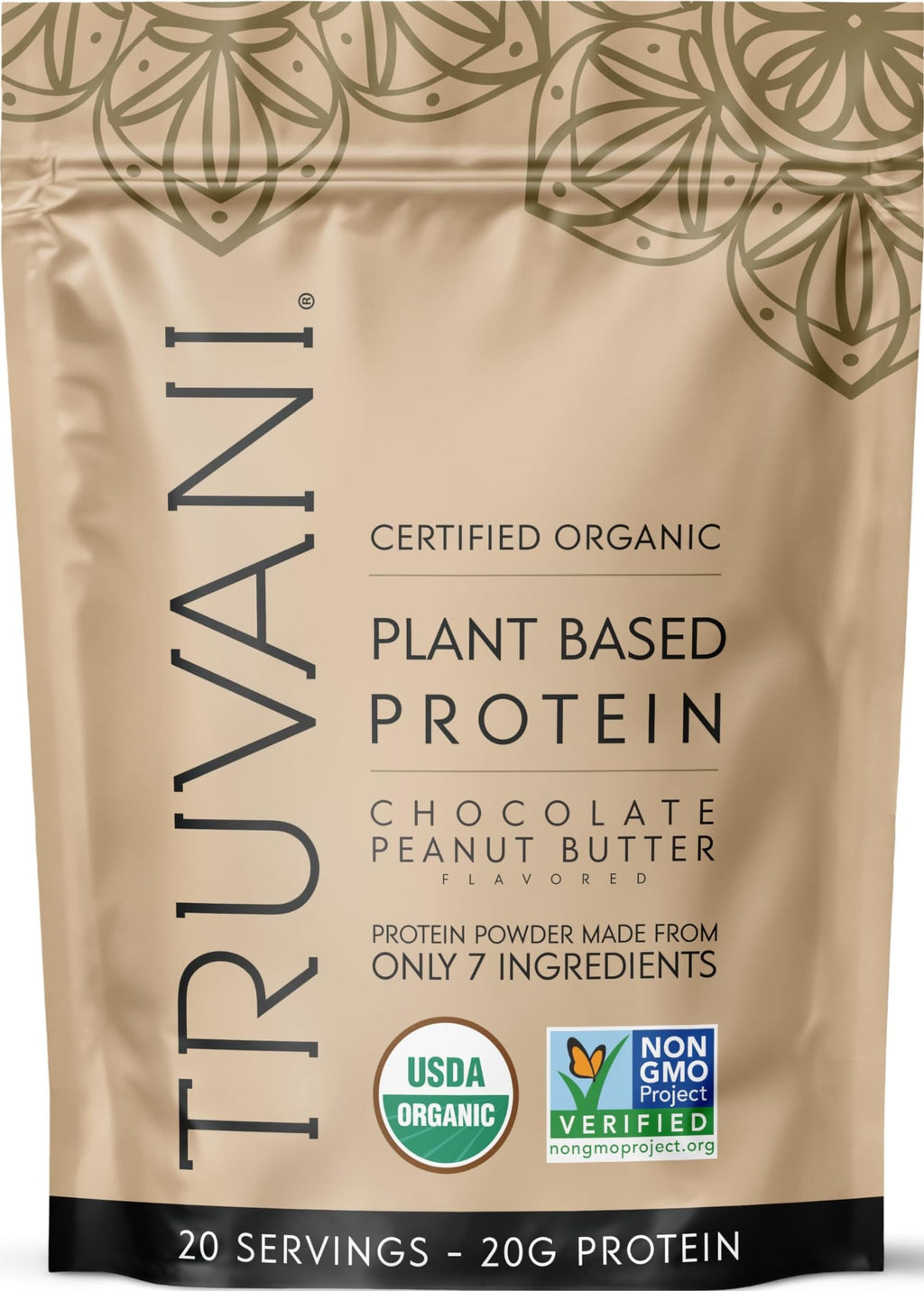 Truvani Organic Plant Based Protein Powder
