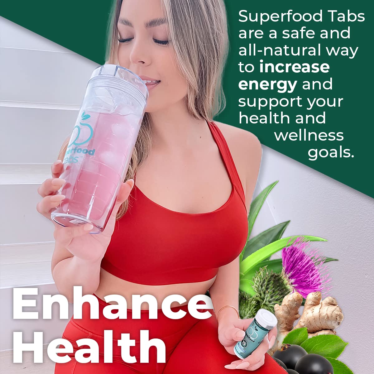 Superfood Tabs Effervescent Drink Tablets Mixed Berry - 30 Count - image 4