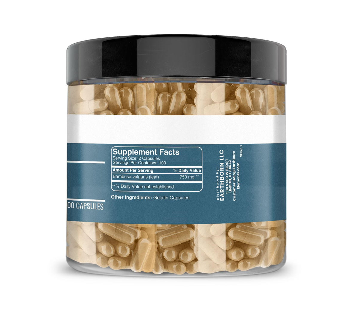 Earthborn Elements Bamboo - 200 Capsules - image 2