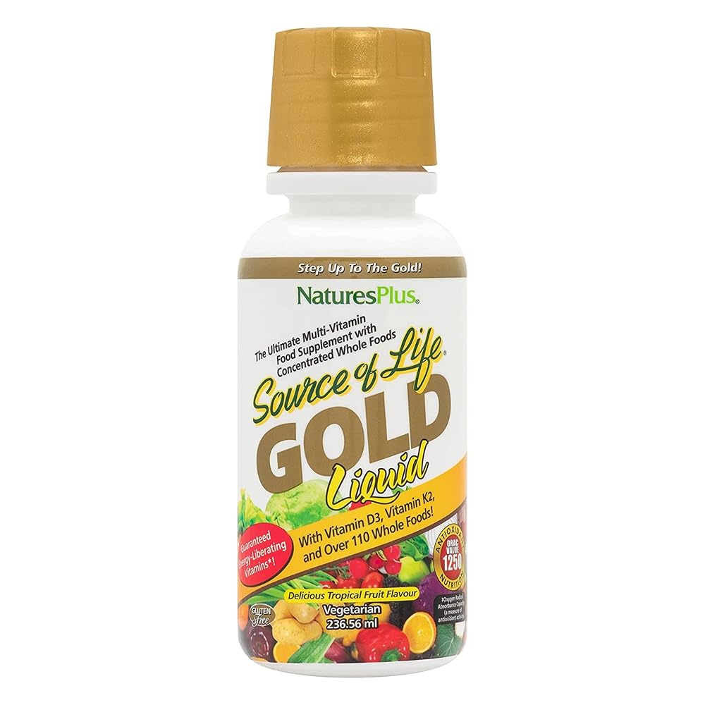 NaturesPlus Source of Life GOLD Multivitamin Liquid - 16 fl oz