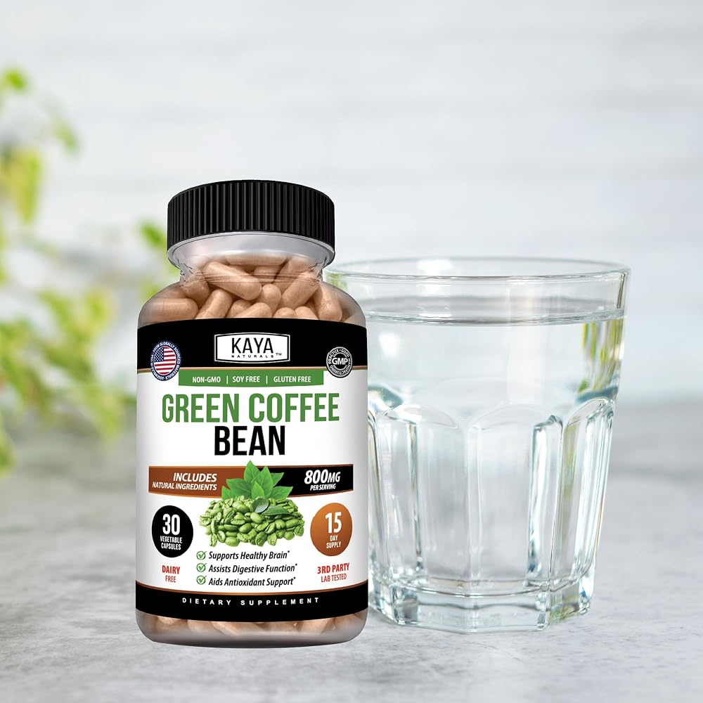 Kaya Naturals Green Coffee Bean Extract - 30 Vegetarian Capsules - image 8