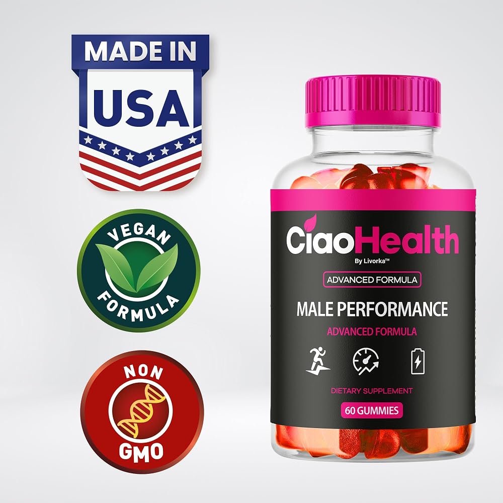 LIVORKA Ciao Health Gummies for Men - 60 Gummies - image 2