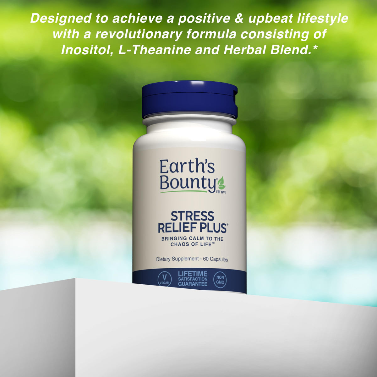 Earth's Bounty Stress Relief Plus - 60 Vegetarian Capsules - image 7