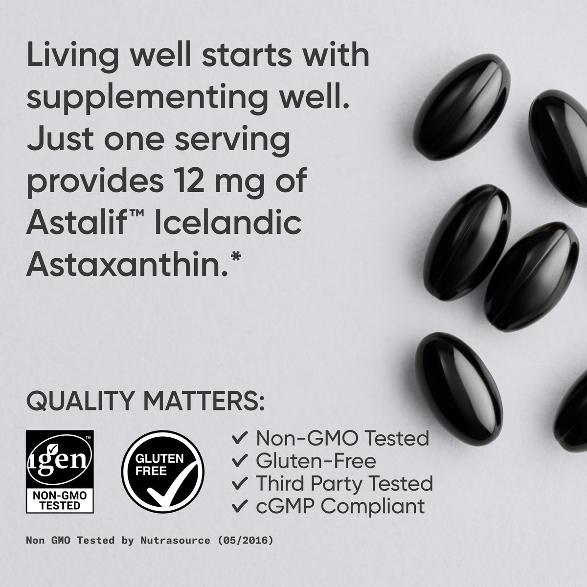 Sports Research Icelandic Astaxanthin 12mg - 60 Softgels - image 4