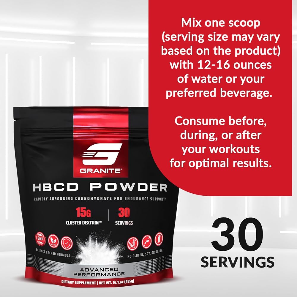Granite Supplements HBCD Cluster Dextrin Carb Powder for Energy & Recovery - image 7