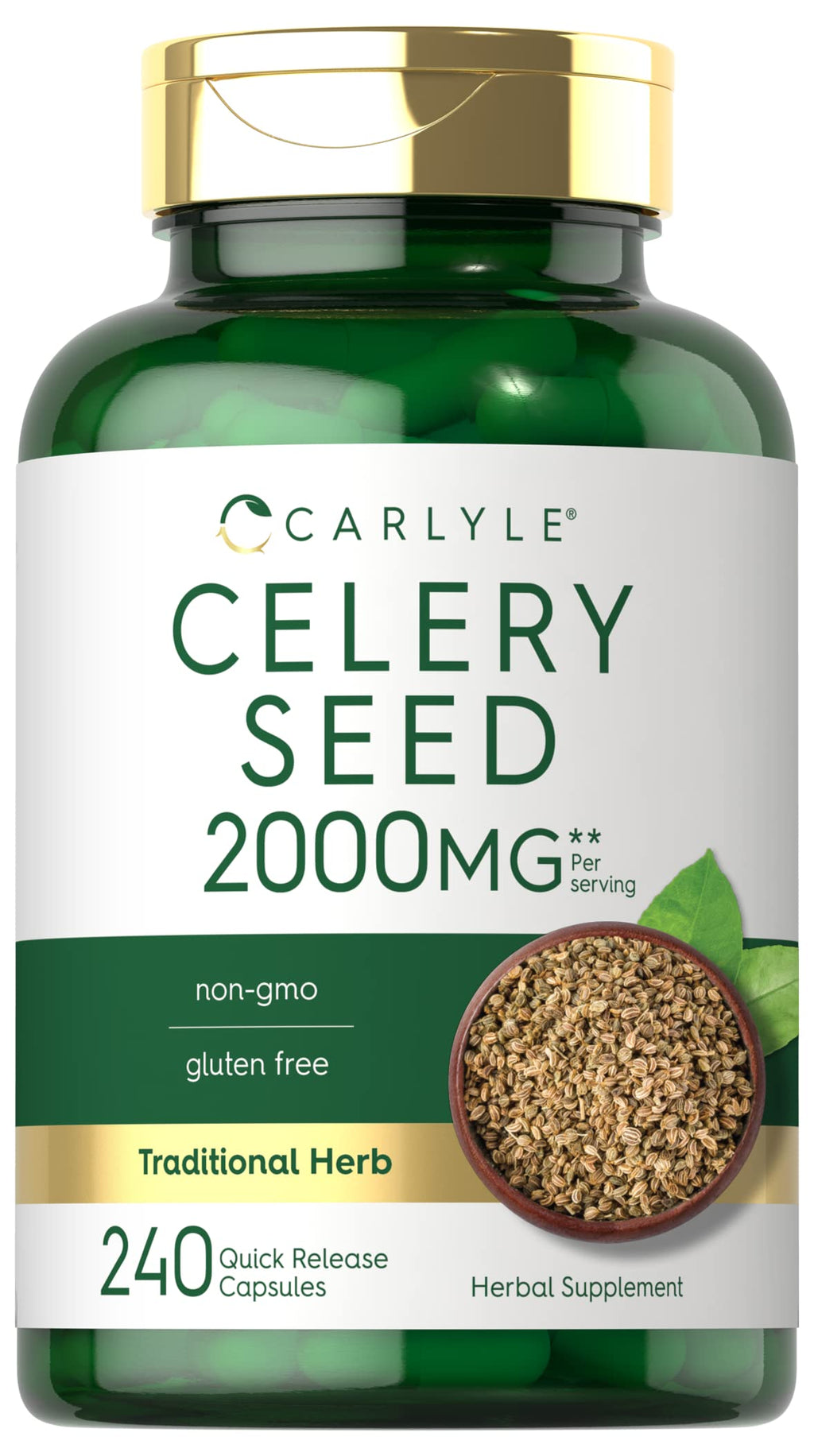 Carlyle Celery Seed Extract Capsules - 240 Count