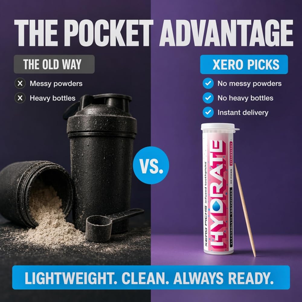 Xero Picks Wellness - Infused Flavored Toothpicks for Long Lasting